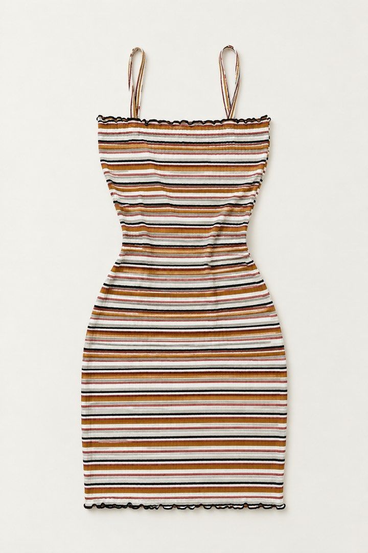 Striped Ribbed Bodycon Cami Dress Multi (Category: Dresses) located in Manila. Submitted by eyyarrios82239 (Listing ID 1468859869, Image 1). Description: Preloved Selling Price — P100.00 Size — Small to Medium Courier — Lalamove or Self Pick Up Only Location — Balingasa, Quezon City (Near Ayala Malls Cloverleaf/ A.Bonifacio) Mode of Payment — Gcash upon pick up.