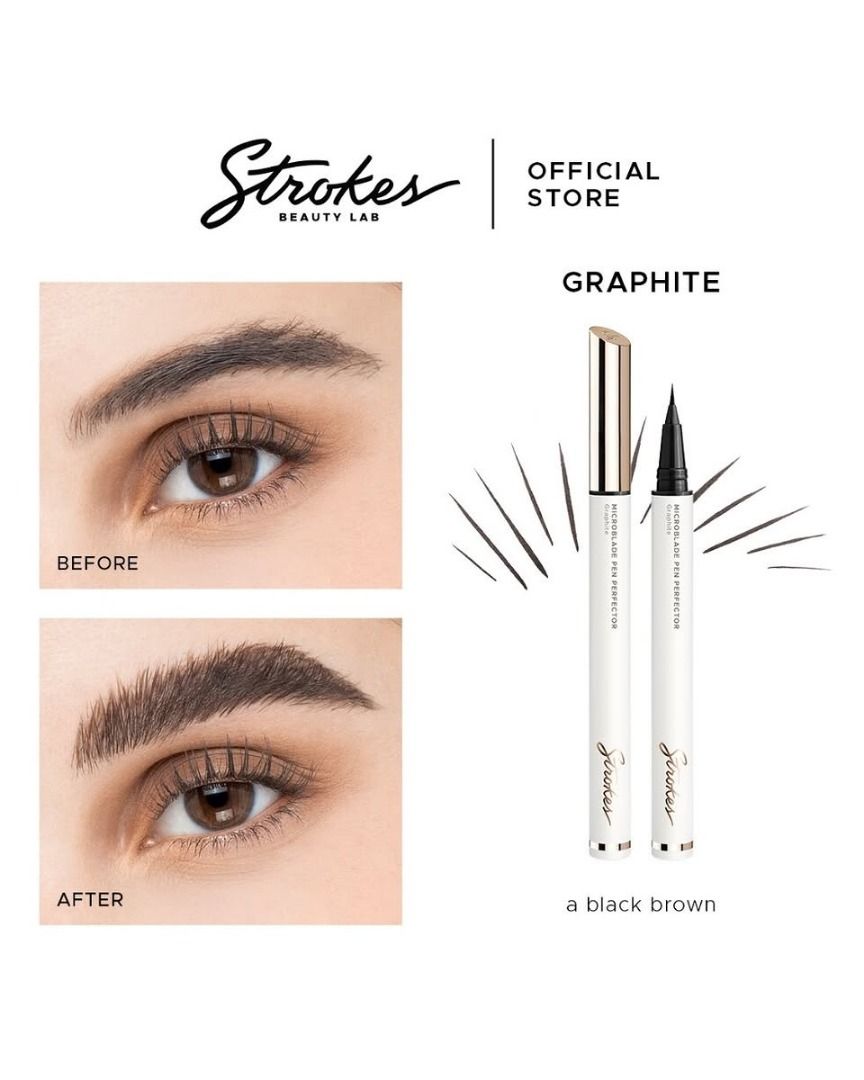Strokes Microblade Pen Perfector Brow Pen (Category: Makeup) located in Caloocan City. Submitted by kikayqueenph (Listing ID 1468753439, Image 1). Description: Strokes Microblade Pen Perfector Brow Pen — microblade brow pen for natural fuller brows. Authentic, handpicked. 💕 Message me to order!.
