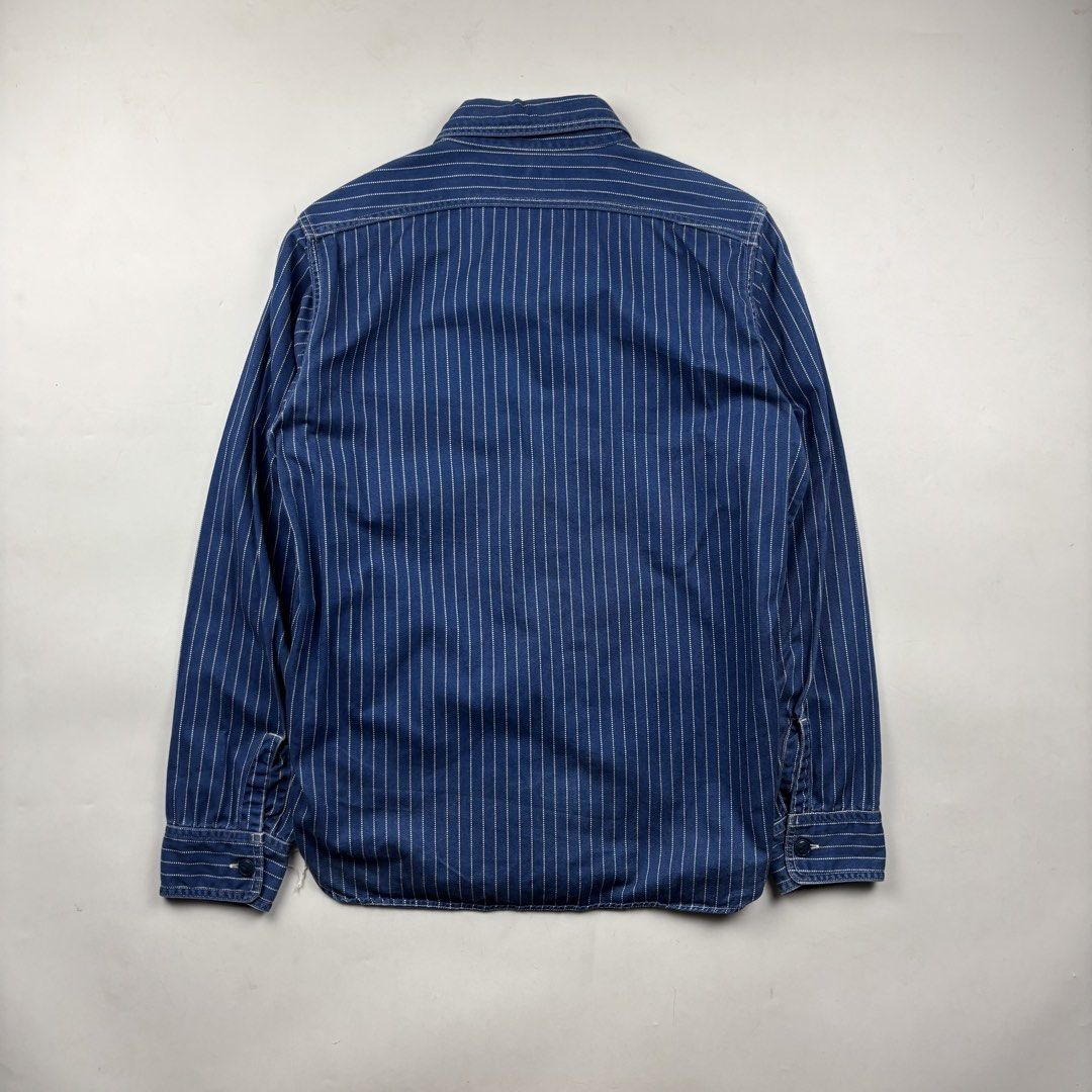 Studio D’ Artisan Wabash Indigo Shirt (Category: Tshirts & Polo Shirts ) located in Makati City. Submitted by ragrepository (Listing ID 1468728870, Image 2). Description: Studio D’ Artisan Wabash Indigo Shirt Tagged as Medium Length- 26” Pit to pit- 20” Sleeves- 24” Shoulder-16” Condition-9/10 Flaw- Minimal signs of wear .