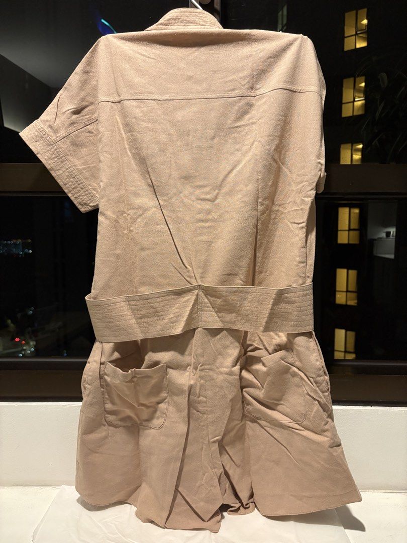 Studio Lourdes Linen Romper Jumpsuit (Category: Rompers) located in Taguig. Submitted by loise001_of_rewear (Listing ID 1468838997, Image 3). Description: Studio Lourdes short-sleeved powder pink linen belted romper. With pockets. Size S, fits US2-4. Very flattering and versatile. No returns or exchanges. Please feel free to ask questions before purchase. .