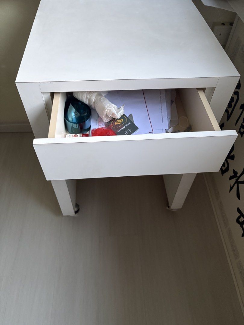 Study table (Category: Tables & Sets) located in Singapore. Submitted by baseinsg (Listing ID 1468806918, Image 2). Description: Selling a good condition study table. Solid wood material with 1 drawer. 1. Table dimension LxWxH: 56cm x 60cm 76cm. Collect at Blk 253, Bishan ST 22, Postal 570253..