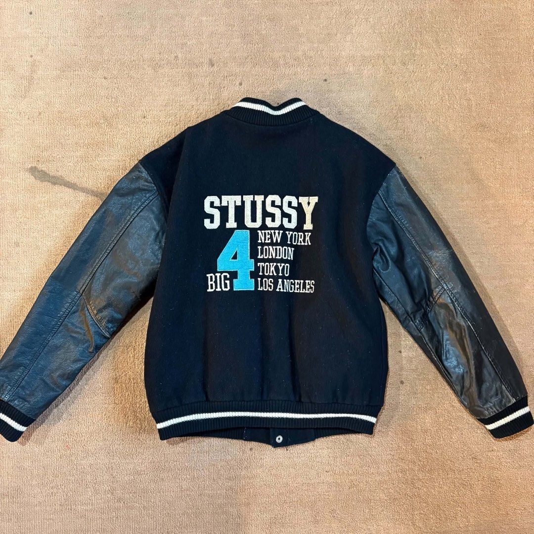 Stussy Big 4 (Rare) drop offer (Category: Coats, Jackets and Outerwear) located in Manila. Submitted by thriftnivan (Listing ID 1468236938, Image 3). Description: Ikaw lang meron sa pinas Pang rap video mo 😁.