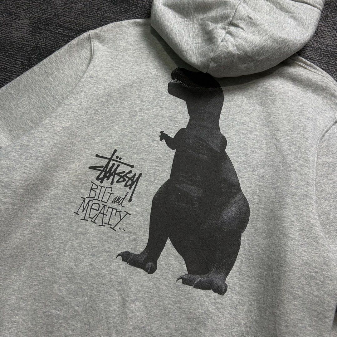 Stussy Big & Meat Hoodie (Category: Coats, Jackets and Outerwear) located in Angeles City. Submitted by doykthrift (Listing ID 1468856899, Image 3). Description: Stussy Big & Meat Hoodie Size: XL Measurement: W24” x L29” Issue (s): Minimal Stain Condition: 9.5/10.