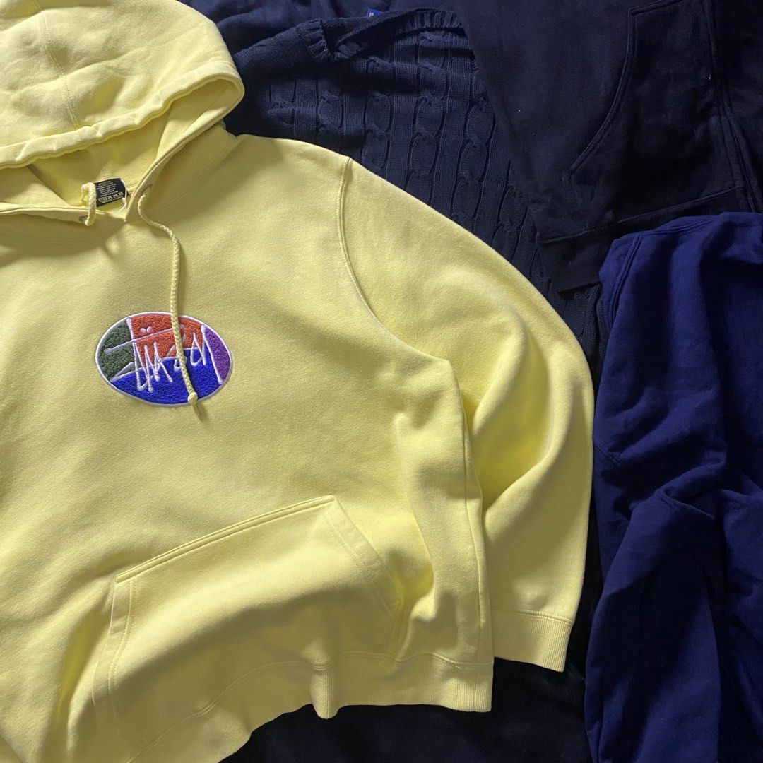 Stussy Lemonade Oval Logo (Category: Hoodies) located in Quezon City. Submitted by wekidds (Listing ID 1468714111, Image 3). Description: Width: 24.5 Inches Length: 27 Inchds.