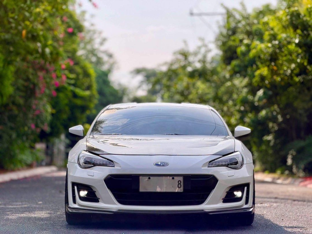 Subaru BRZ Kouki Auto (Category: Used Cars) located in Manila. Submitted by quality_cars (Listing ID 1468895694, Image 1). Description: FOR SALE MY PERSONAL LOADED 2019 SUBARU BRZ (KOUKI) 🎌 CLEAN AND LOADED BUILD BA GUSTO MO? Make: Subaru Model: BRZ Kouki Year Model: 2019 Transmission: Automatic Color: Pearl White (Orig paint) Mileage: 16,000 kms orig mileage! Fuel Type: Gas Ending Plate: 8 Very cold AC ❄️ Very Fresh Interior Very Shiny All Orig