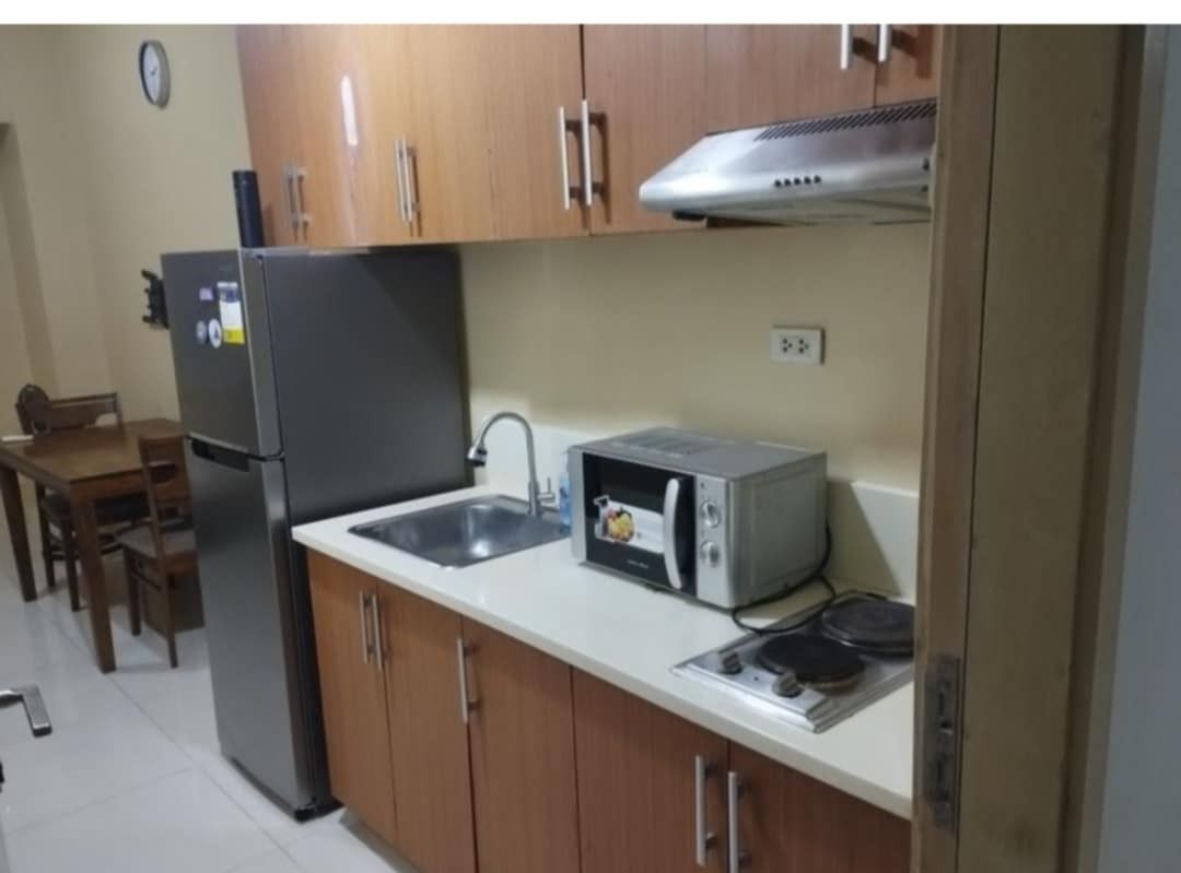 Sun Residences (Category: Apartments & Condos) located in Cainta. Submitted by derey (Listing ID 1468733046, Image 1). Description: Sun Residences located at Welcome Rotoda Quezon City 20 Sqm Furnished unit Double size bed Aircon dining table and chair electric fan, wardrobe, hangng kitchen cabinet, Refrigerator, shower Heater.