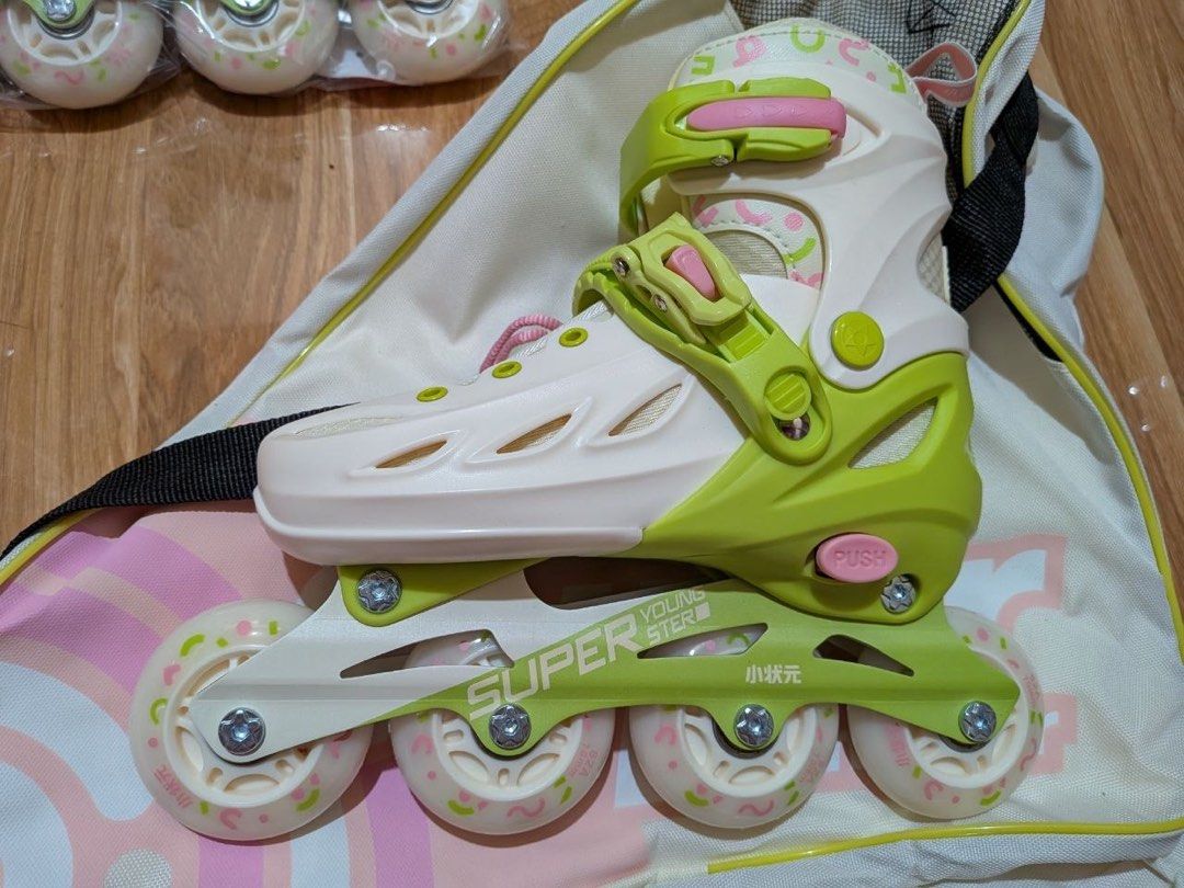 Super youngster complete rollerblades skates complete set (Category: Skates, Rollerblades & Scooters) located in Baguio. Submitted by suffering (Listing ID 1468826523, Image 3). Description: Brandnew Baguio location .
