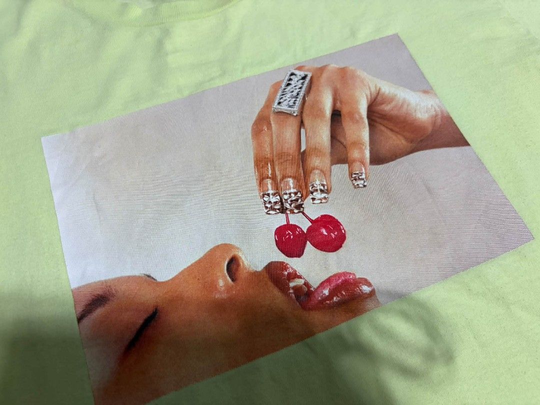 Supreme cherries tee 🍒 (Category: Activewear) located in Davao. Submitted by dukekervy (Listing ID 1468836689, Image 3). Description: .