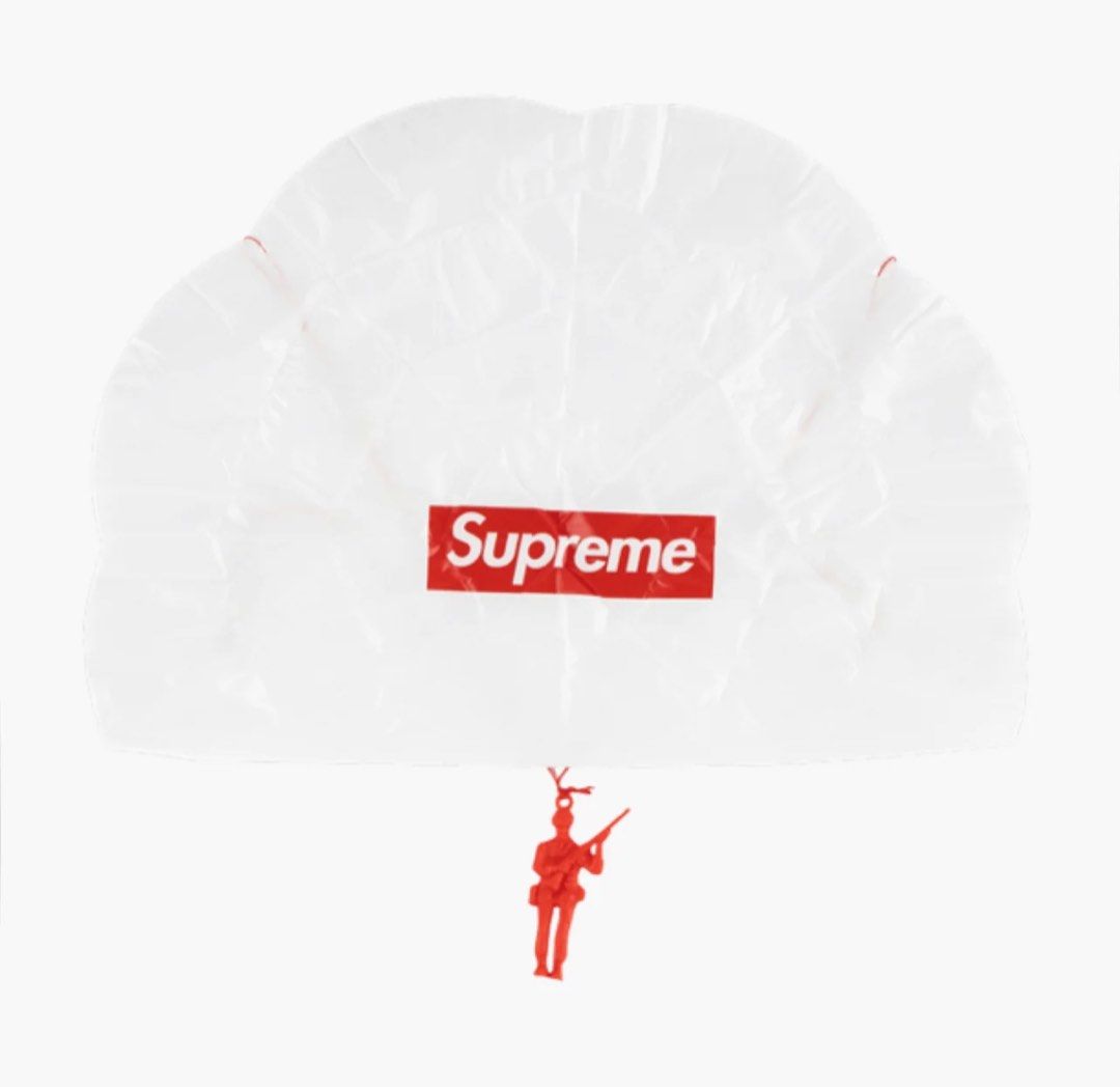 Supreme Parachute Toy (Category: Designer & Blind Box Toys) located in Santa Rosa. Submitted by shikaricollectibles (Listing ID 1468732603, Image 1). Description: Supreme Parachute Toy ₱350 each, Multiple stocks available.