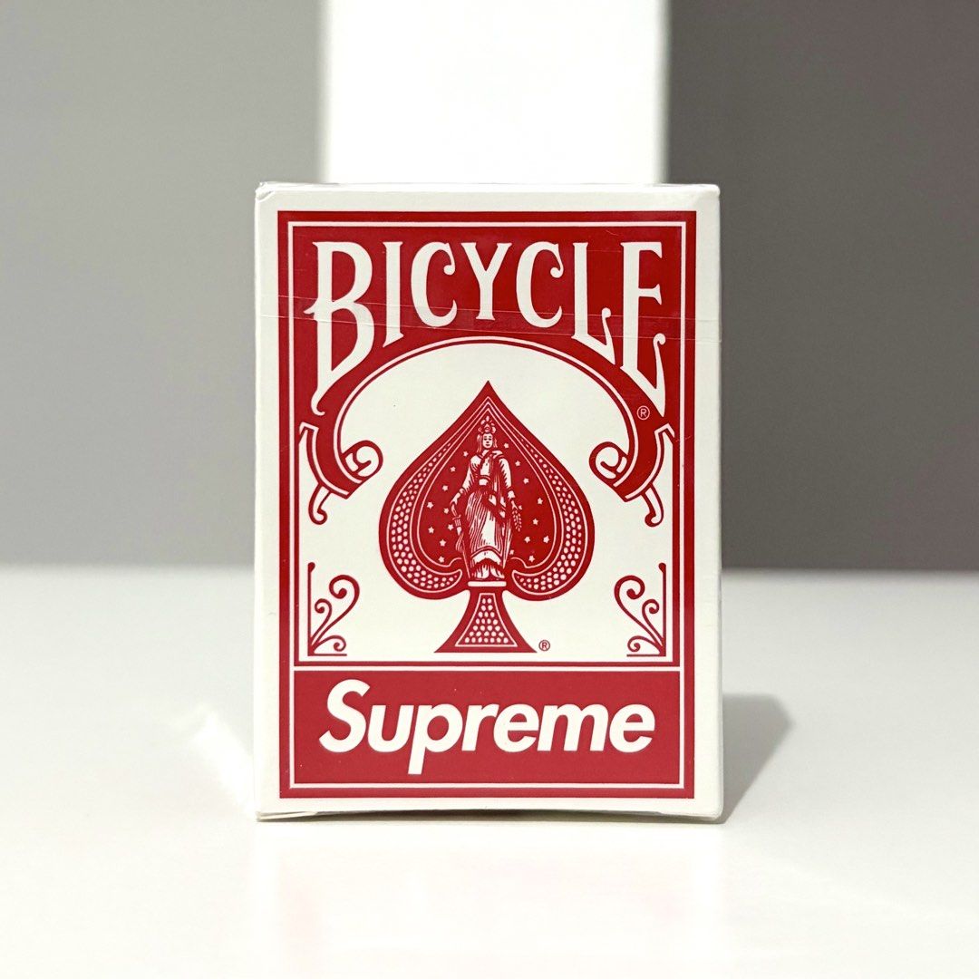 Supreme x Bicycle Mini Playing Card (Sealed) (Category: Designer & Blind Box Toys) located in Santa Rosa. Submitted by shikaricollectibles (Listing ID 1468727583, Image 1). Description: Supreme x Bicycle Mini Playing Card Sealed.