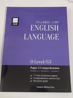English Language G3 Paper 2 Comprehension Syllabus 1184, Hobbies ...