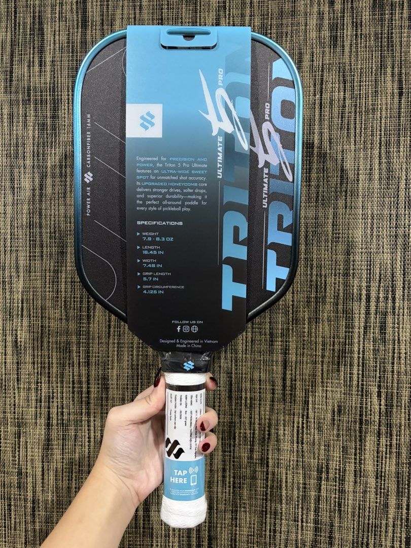 Sypik Triton 5 Ceramic Blue (Category: Racket and Ball Sports) located in Quezon City. Submitted by shopby_a (Listing ID 1468873127, Image 2). Description: .
