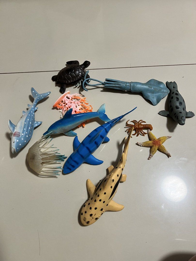 TAKE ALL Assorted Toy Figures Animals Dinosaurs Soldiers Bundle (Category: Figurines & Statues) located in Quezon City. Submitted by prelovedbykhy (Listing ID 1468904307, Image 2). Description: toys that are loved by my brother 💛 TAKE ALL - Massive bundle of assorted plastic toy figures - Includes military toys: soldiers, cannons, barriers, and rocks - Sea creatures: sharks, stingrays, and turtles - Reptiles and bugs: snakes, lizards, spiders, a