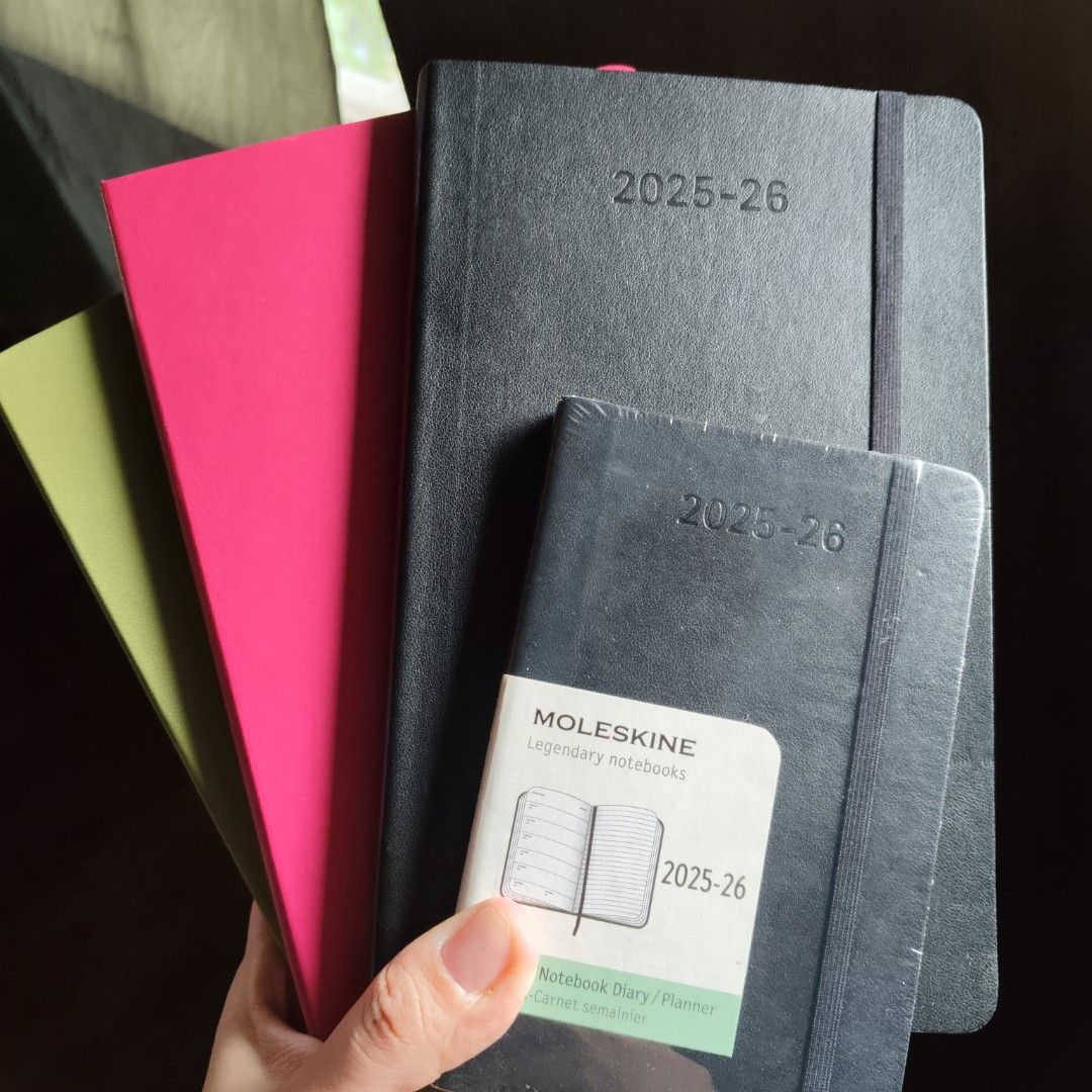 Take all moleskine weekly planners (outdated) (Category: Other Stationery & Craft) located in Manila. Submitted by vintage.hoarder (Listing ID 1468756992, Image 1). Description: outdated planners for take all 1500 weekly planners large and pocket.