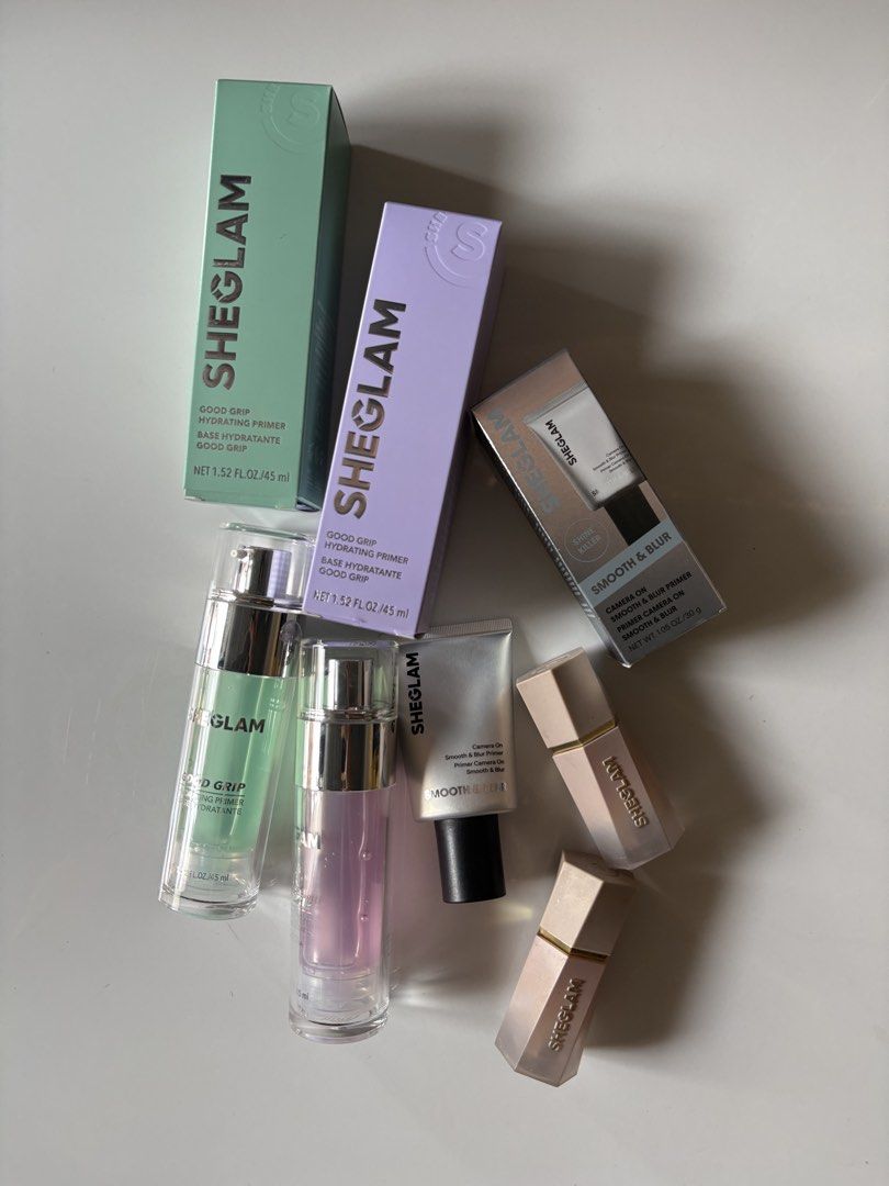 TAKE ALL sheglam primer and contour (Category: Makeup) located in Manila. Submitted by gigiayls (Listing ID 1468780320, Image 2). Description: - Brand: SHEGLAM - All brand new - Only swatched for a video.