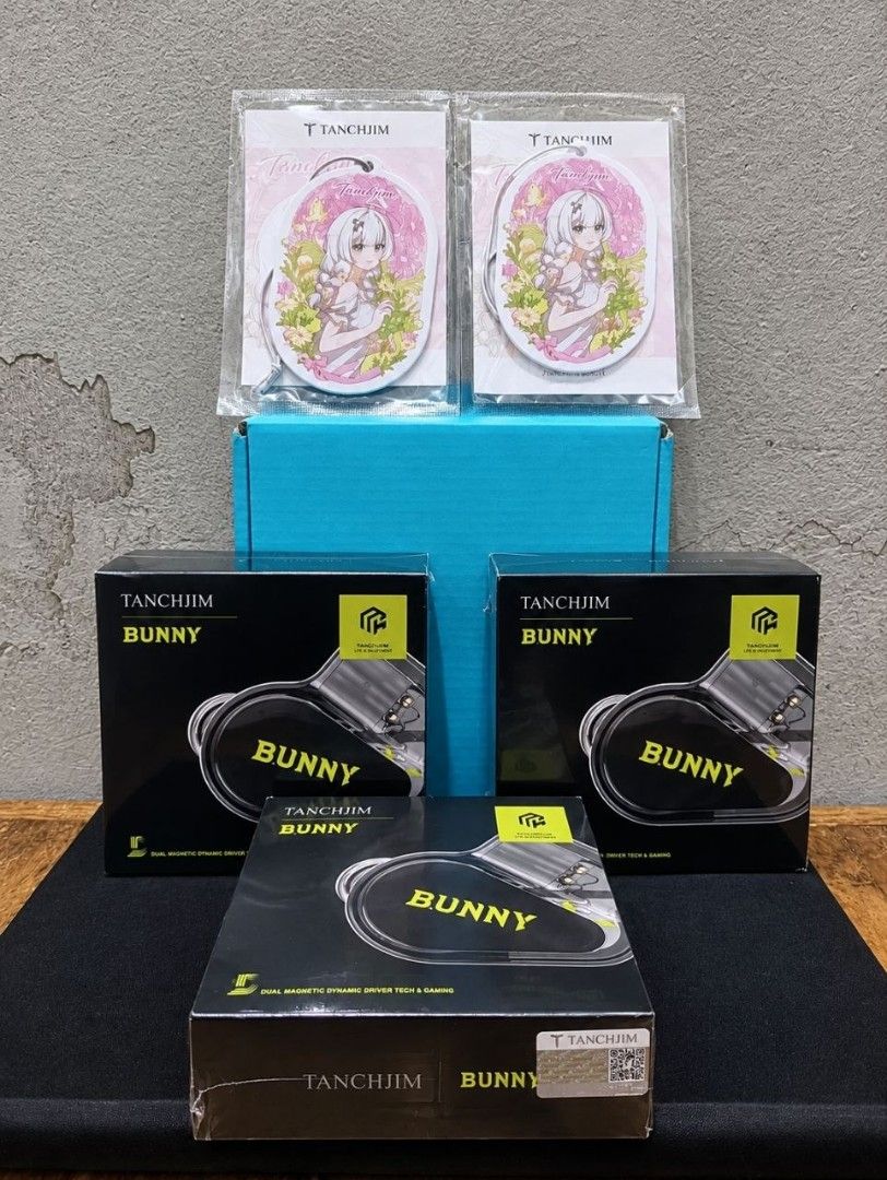 Tanchjim bunny G (Category: Earphones) located in Pasay City. Submitted by majstichobbyhaven (Listing ID 1468744115, Image 2). Description: For Sale‼️ TANCHJIM BUNNY G (DSP TYPE-C VERSION) Authentic Guaranteed💯 Brandnew Sealed✅ Updated driver DMT 5 G Customized EQ on app MEMS built-in microphone type -c Good for gaming 1550 pesos 📍 Location: Pasay City 🚚 Meetup/Pickup(The shipping is shouldered by buyer) 💳 Payment: G-Cash/Cash/COP search our 