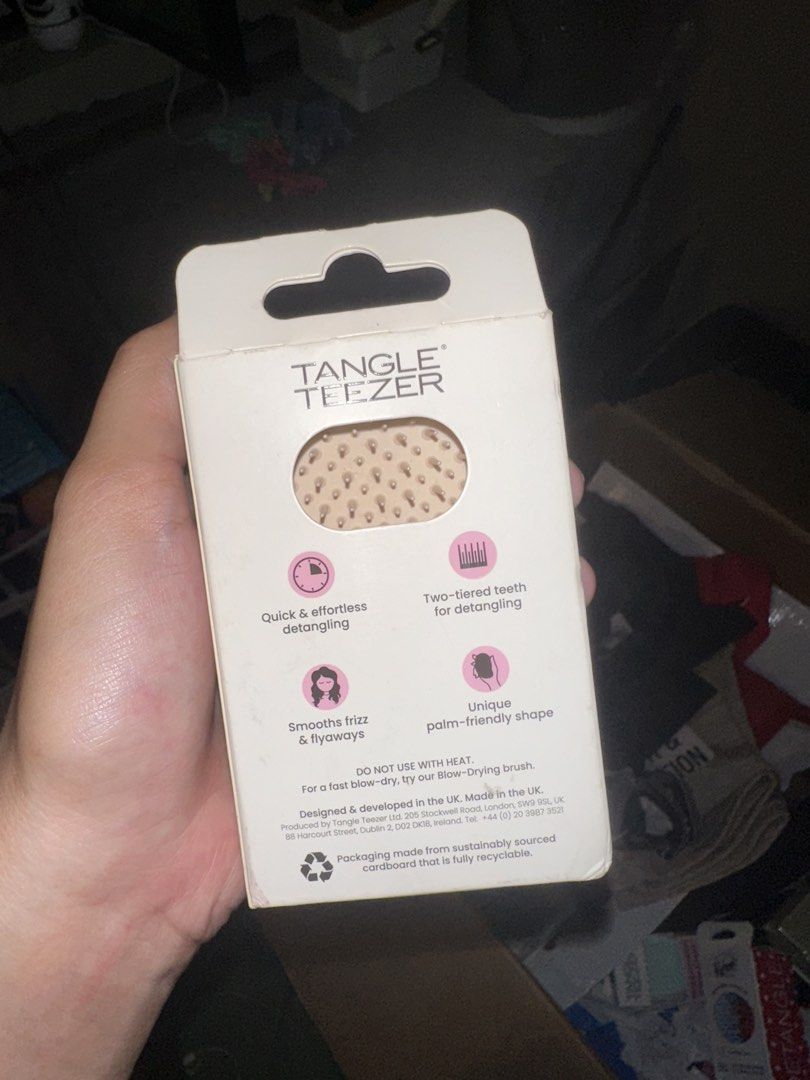 Tangle Teezer mini hairbrush - printed edition (Category: Hair) located in Pasig City. Submitted by thesipsnapofficial (Listing ID 1468829347, Image 2). Description: .