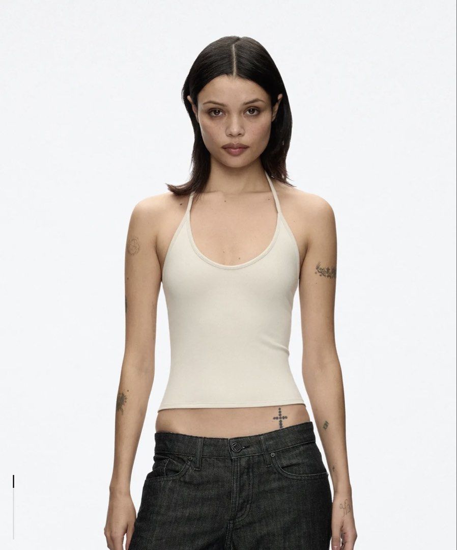 Tankair Half-moon tank top | PREORDER (Category: Sleeveless) located in Manila. Submitted by ygritte_ (Listing ID 1468869614, Image 1). Description: BRAND NEW | FOR PRE ORDER 📦 ETA: 2-3 weeks once slots are filled. All sizes & colors available DM me for more inquiries Let me know if you guys are interested in other styles! .
