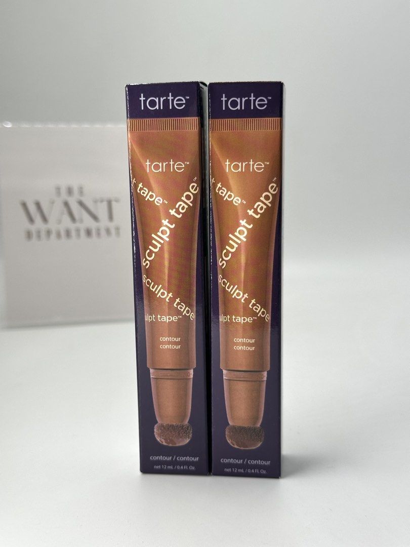 Tarte Sculpt Tape Contour (Category: Makeup) located in Cebu City. Submitted by want.department (Listing ID 1468733477, Image 1). Description: TARTE COSMETICS Sculpt Tape™ Contour Available Shades: •Deep bronze - 1pc •Cool bronze - 1pc ₱1,750 🏷️.