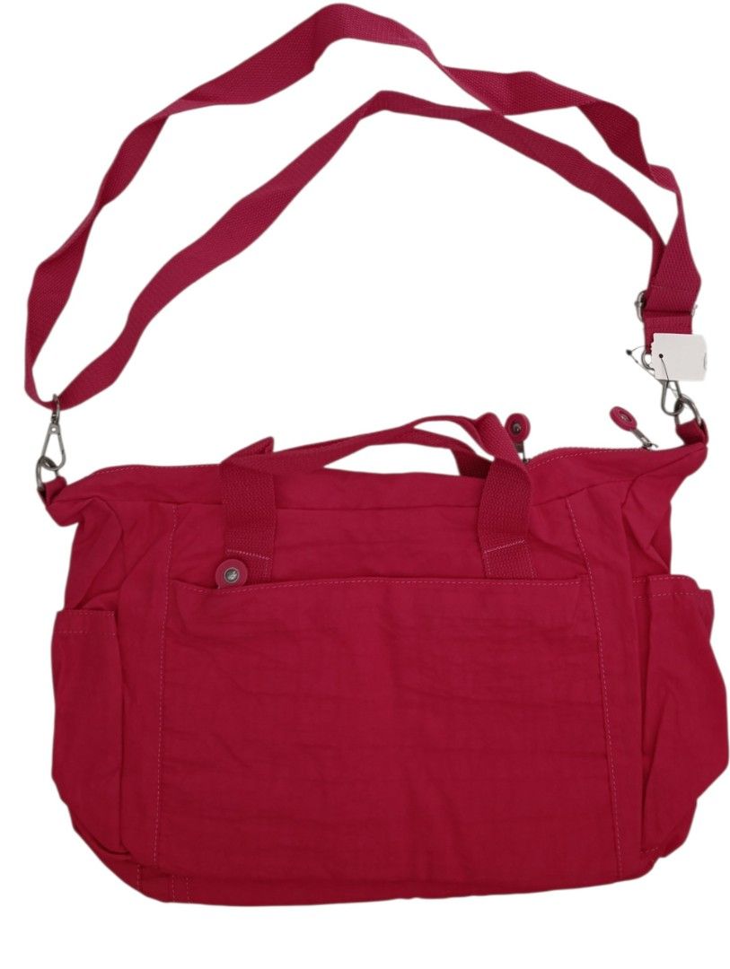 Technopack Pink Multi-pocket Shoulder Bag With Tote Handles (Category: Shoulder Bags) located in Abucay. Submitted by lovedby.herrr (Listing ID 1468773657, Image 2). Description: Original Price: 699 Super cute bright pink Technopack shoulder bag! Features top handles, an adjustable crossbody strap, multiple zip compartments, and handy side pockets. Made of durable fabric with stylish silver hardware. Perfect for daily use and adding a pop of colo
