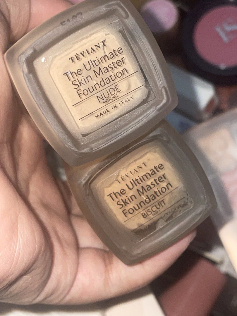 Teviant Foundation Nude Biscuit 30ml 600 each (Category: Makeup) located in Rizal. Submitted by massivedecluttering (Listing ID 1468837232, Image 2). Description: used 2-3x lang rfs had to use both to get my shade. .