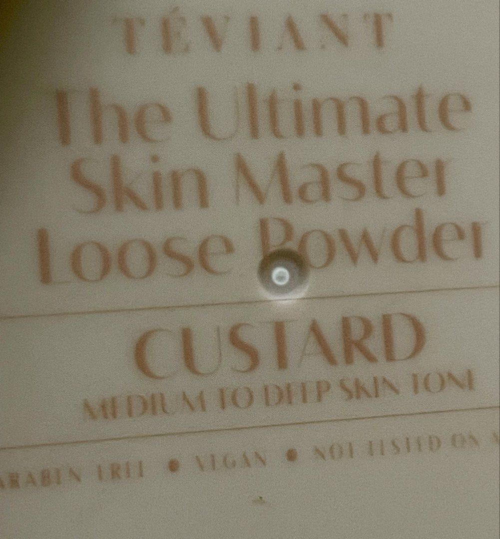 Teviant Loose Powder In Custard (Category: Makeup) located in Rizal. Submitted by massivedecluttering (Listing ID 1468784534, Image 3). Description: used around 2-3x lang.