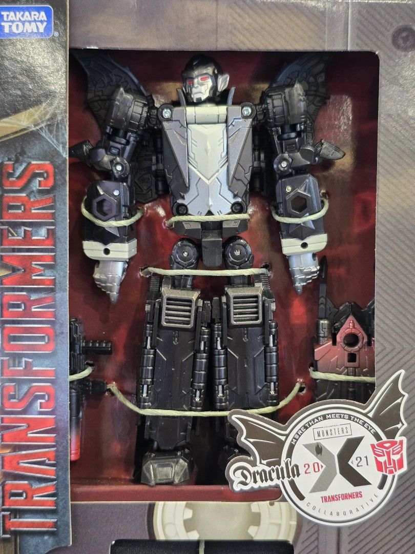 TF × DRACULA collab 🔥🩸 (Category: Action & Battle Toys) located in Pasay City. Submitted by monjentoysandcollectibles (Listing ID 1468861682, Image 2). Description: TRANSFORMERS × DRACULA collab 🧛‍♂️ 90th years anniversary takara tomy 🔵 US exclusive | DRACULUS 🩸🔥 Price: 6500 | GCash 1st to pay 💵 | PASAY/GH📌 Pickup Shipping Lalamove Grab LBC 🔴.