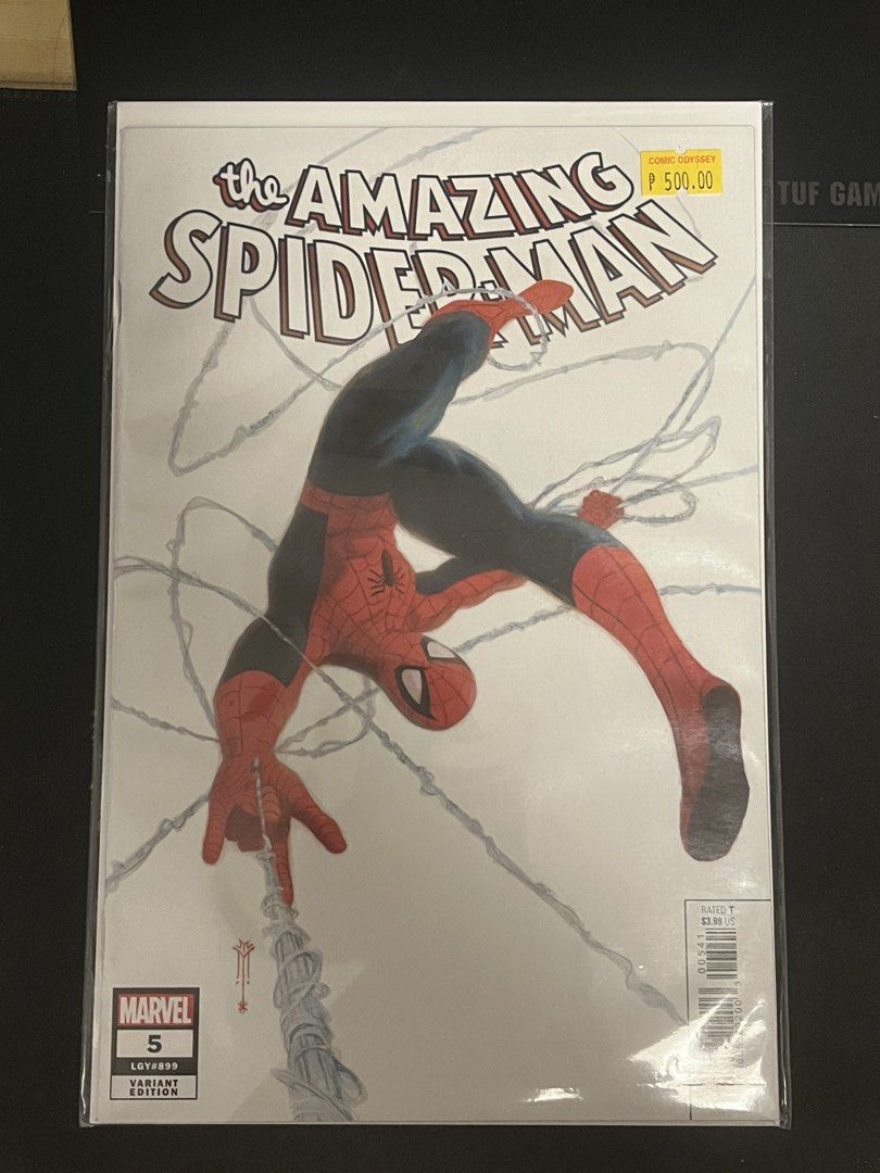 the Amazing Spiderman #5 - Variant (Category: Comics & Manga) located in Quezon City. Submitted by tylorddg (Listing ID 1468768984, Image 1). Description: Selling for 400 Php Cainta-Marikina-Pasig Lalamove-LBC-Pick up Gcash-Bdo-Bpi .