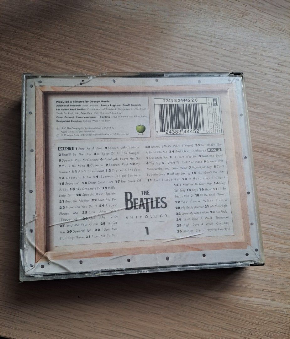 THE BEATLES ANTHOLOGY 2CD (Category: CDs & DVDs) located in Las Pinas. Submitted by cobieshop (Listing ID 1468719261, Image 2). Description: 💿 CD FOR SALE | ORIGINAL & COLLECTIBLE CDs 📀 Item: [THE BEATLES ANTHOLOGY] 📌 Condition: [Like New] 📦 Inclusions: [CD, Case (FEW CRACKS), Booklet, etc.] ✅ Actual item shown in photos ✅ Please check the photos and read the condition details before purchasing ✅ Secure packaging for shipping ✅ Message me for