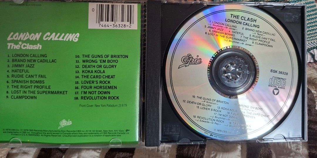 The Clash - London Calling (Category: CDs & DVDs) located in Davao. Submitted by vintageklasiks (Listing ID 1468928859, Image 2). Description: .