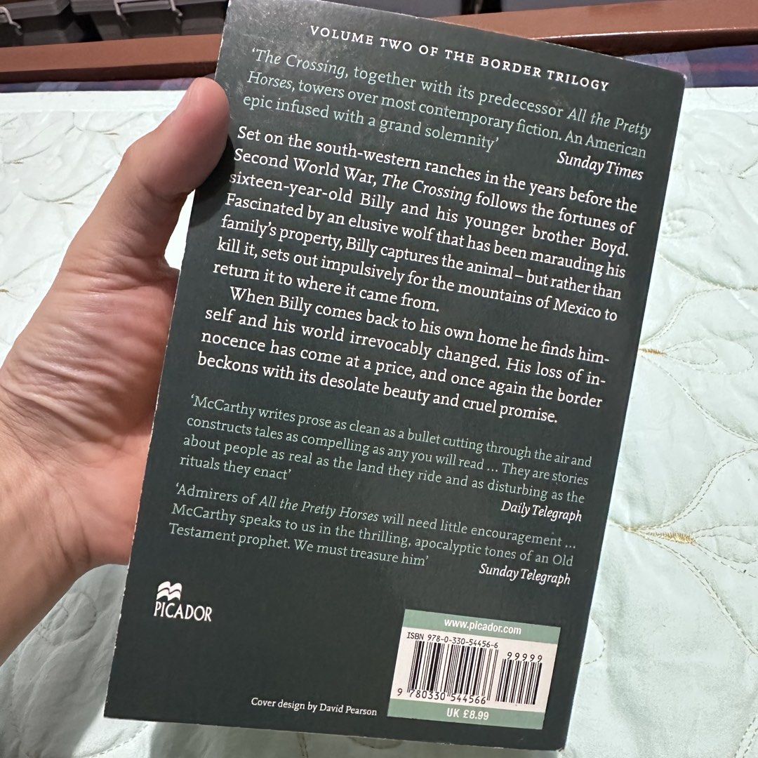 The Crossing - Cormac McCarthy (Category: Storybooks) located in General Tinio. Submitted by tindangaklat (Listing ID 1468815078, Image 3). Description: .