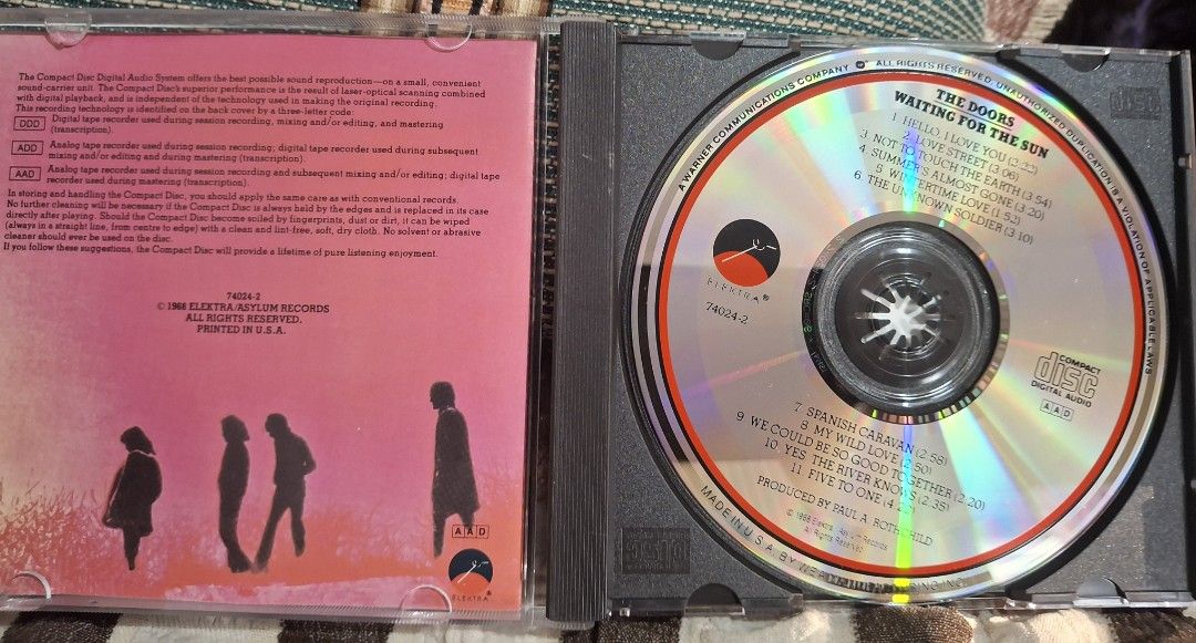The Doors - Waiting for the sun (Category: CDs & DVDs) located in Davao. Submitted by vintageklasiks (Listing ID 1468926289, Image 2). Description: .