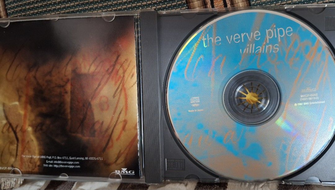 The verve pipe - villains (Category: CDs & DVDs) located in Davao. Submitted by vintageklasiks (Listing ID 1468928324, Image 2). Description: .