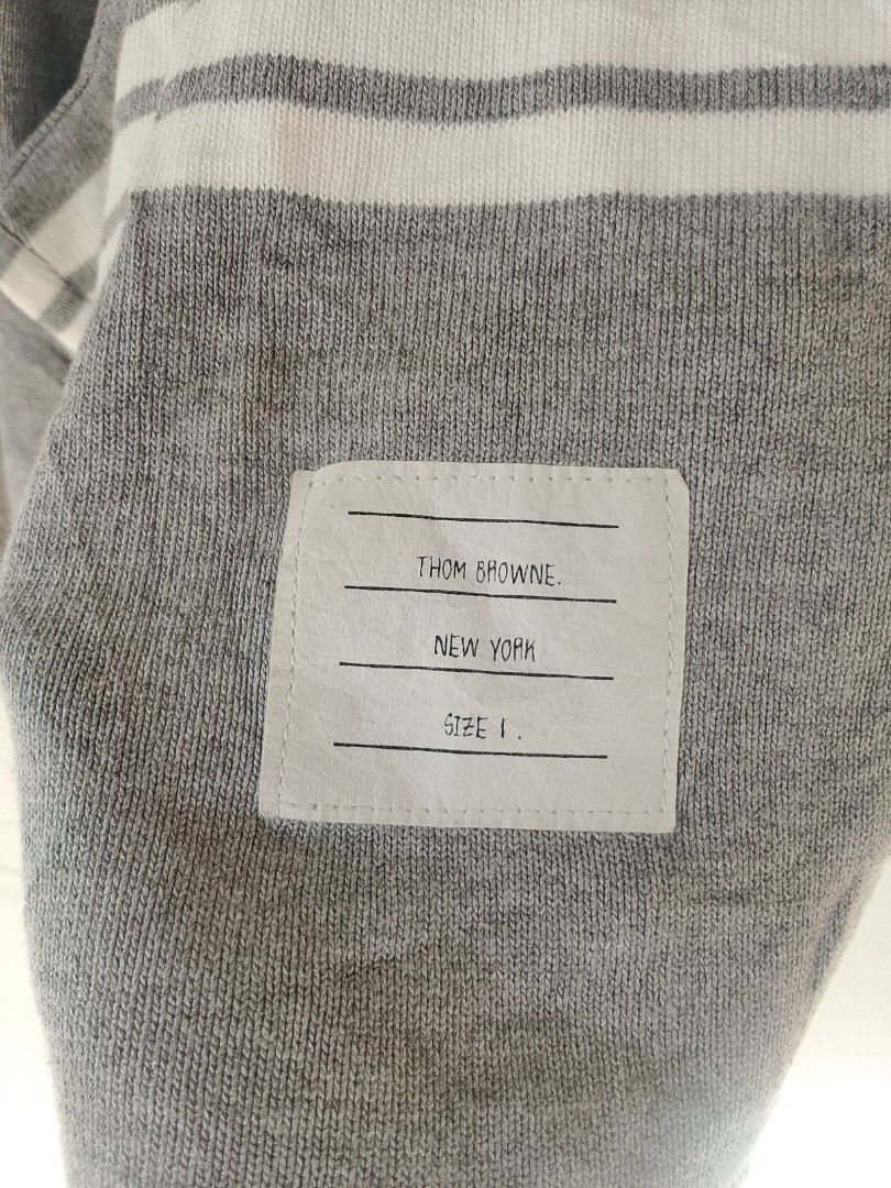 Thom Browne Classic Sweat Shorts or 4-Bar Loopback Sweatshorts. (Category: Shorts) located in Surigao. Submitted by luffytrift (Listing ID 1468805017, Image 3). Description: Thom Browne Classic Sweat Shorts or 4-Bar Loopback Sweatshorts. Size: 29 to 34 stretch Length: 19 Hem: 11.5 Excellent Condition Color rate: 9.5 Issue: washable stains.
