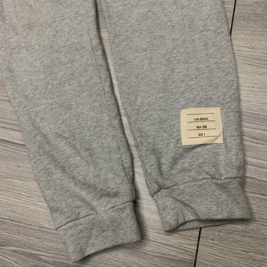 Thom Browne Jogger Pants (Category: Joggers) located in Manila. Submitted by arxxxm (Listing ID 1468831092, Image 3). Description: Thom Browne Jogger Pants 28 to 36" waist 40" length excellent condition 600 + sf 📥.