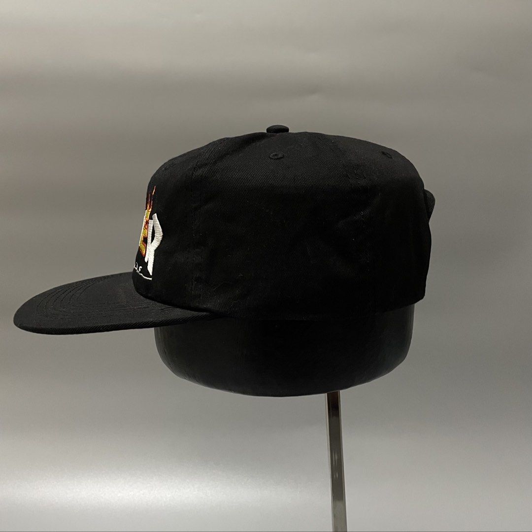Thrasher Magazine Flame Logo Black Snapback Cap (Category: Caps & Hats) located in Manila. Submitted by astral_ (Listing ID 1468803192, Image 2). Description: Thrasher Magazine Flame Logo Black Snapback Cap Authentic Size: One size fits all Condition: Excellent Issue: None Price: 1,500 shipped.