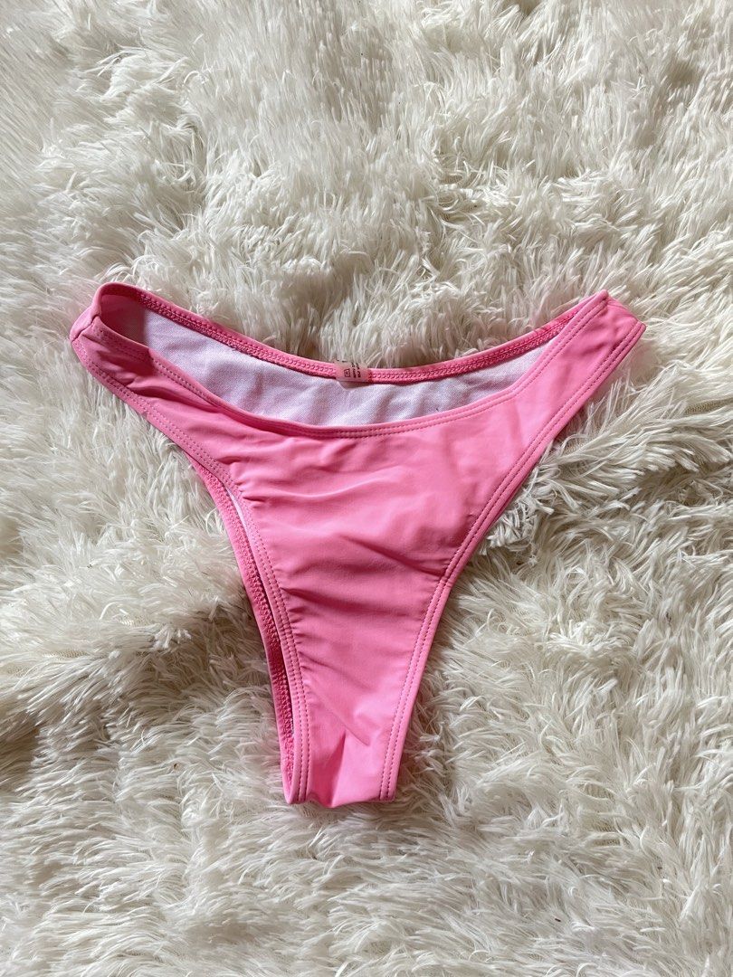 Tie-dye and pink bikini set size S (Category: Bikinis & Swimsuits) located in Valenzuela. Submitted by lovepatt (Listing ID 1468787385, Image 3). Description: - Size: Small (tag attached) - Set includes: Tie-dye print top with solid pink bottoms - Material: 80% nylon, 20% spandex (stretchy & comfortable) - Top details: Adjustable shoulder straps - Bottom details: Trendy high-cut style - Care instructions: Hand wash or gentle machine wash recommen