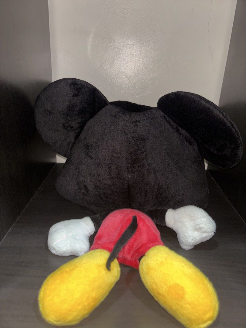 Tokyo Disney Resort Mickey Mouse Headwear Hat Cap (Category: Caps & Hats) located in Imus. Submitted by lezzgodeclutter (Listing ID 1468834607, Image 2). Description: Selling my Mickey Mouse plush character hat purchased from Tokyo Disney Resort, Japan. * Oversized Mickey Mouse head design * With Mickey’s body, gloves, and yellow shoes sa likod * With original Tokyo Disney Resort tag * Pre-loved, please manage expectations sa condition * Actual p