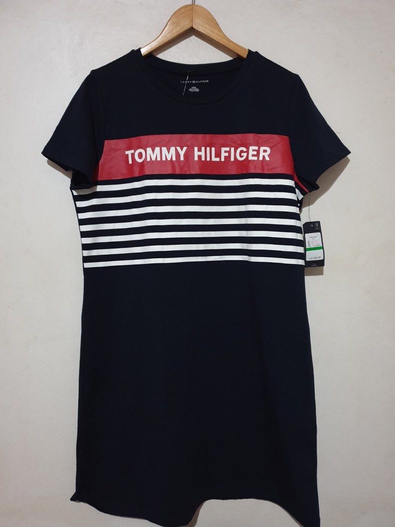 Tommy Hilfiger Script Logo T-Shirt Dress (Category: Dresses) located in Las Pinas. Submitted by epitome.mnl (Listing ID 1468721601, Image 2). Description: 💎Brand New with tag 💎Tommy Hilfiger 💎Size L 💎SRP 50USD 💎All items 100% original 📌MOP GCASH or BDO 📌SF Shouldered by the buyer 📌Lalamove/Grab (via sched) 📌Flash / Gogo Express Provincial 80-240 📌Meetups: Las Pinas/Alabang/Laguna via schedule.
