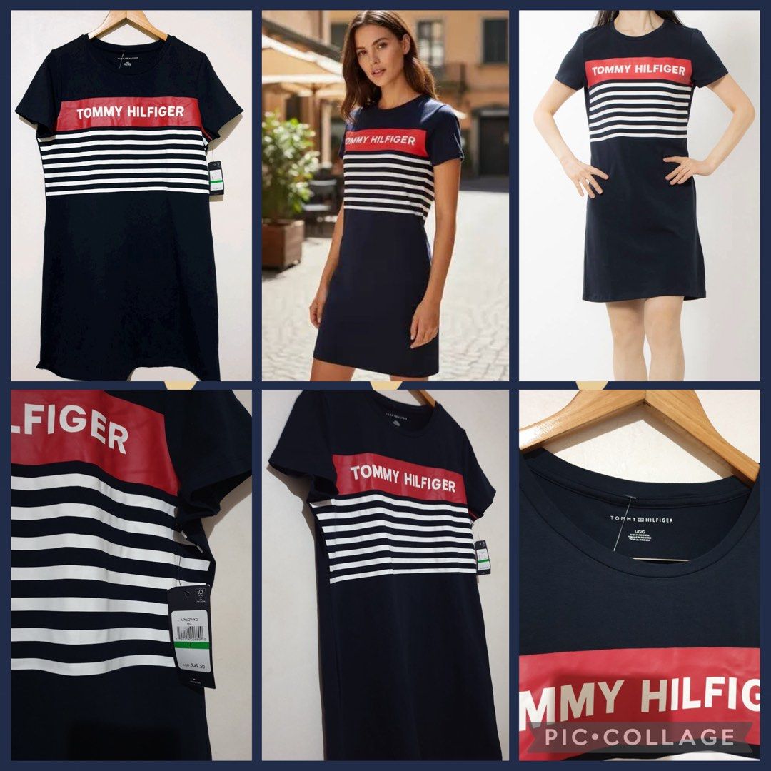 Tommy Hilfiger Script Logo T-Shirt Dress (Category: Dresses) located in Las Pinas. Submitted by epitome.mnl (Listing ID 1468721601, Image 1). Description: 💎Brand New with tag 💎Tommy Hilfiger 💎Size L 💎SRP 50USD 💎All items 100% original 📌MOP GCASH or BDO 📌SF Shouldered by the buyer 📌Lalamove/Grab (via sched) 📌Flash / Gogo Express Provincial 80-240 📌Meetups: Las Pinas/Alabang/Laguna via schedule.