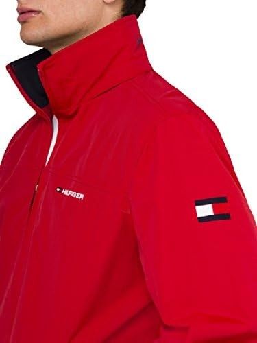 Tommy yacht jacket (Category: Coats, Jackets and Outerwear) located in Taytay. Submitted by GRIND720_II (Listing ID 1468841079, Image 2). Description: Tommy yacht jacket with packable hood Large on tag XL FIT 25 x 28 As new 2000.