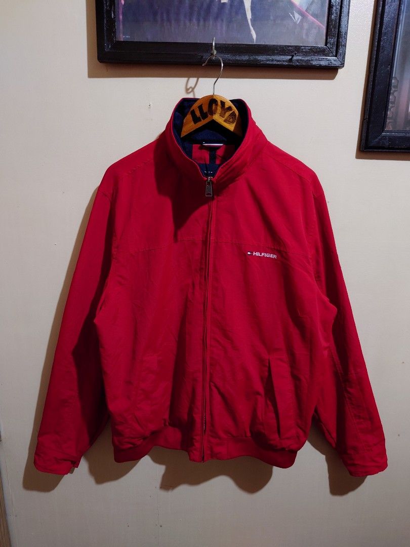 Tommy yacht jacket (Category: Coats, Jackets and Outerwear) located in Taytay. Submitted by GRIND720_II (Listing ID 1468841079, Image 3). Description: Tommy yacht jacket with packable hood Large on tag XL FIT 25 x 28 As new 2000.