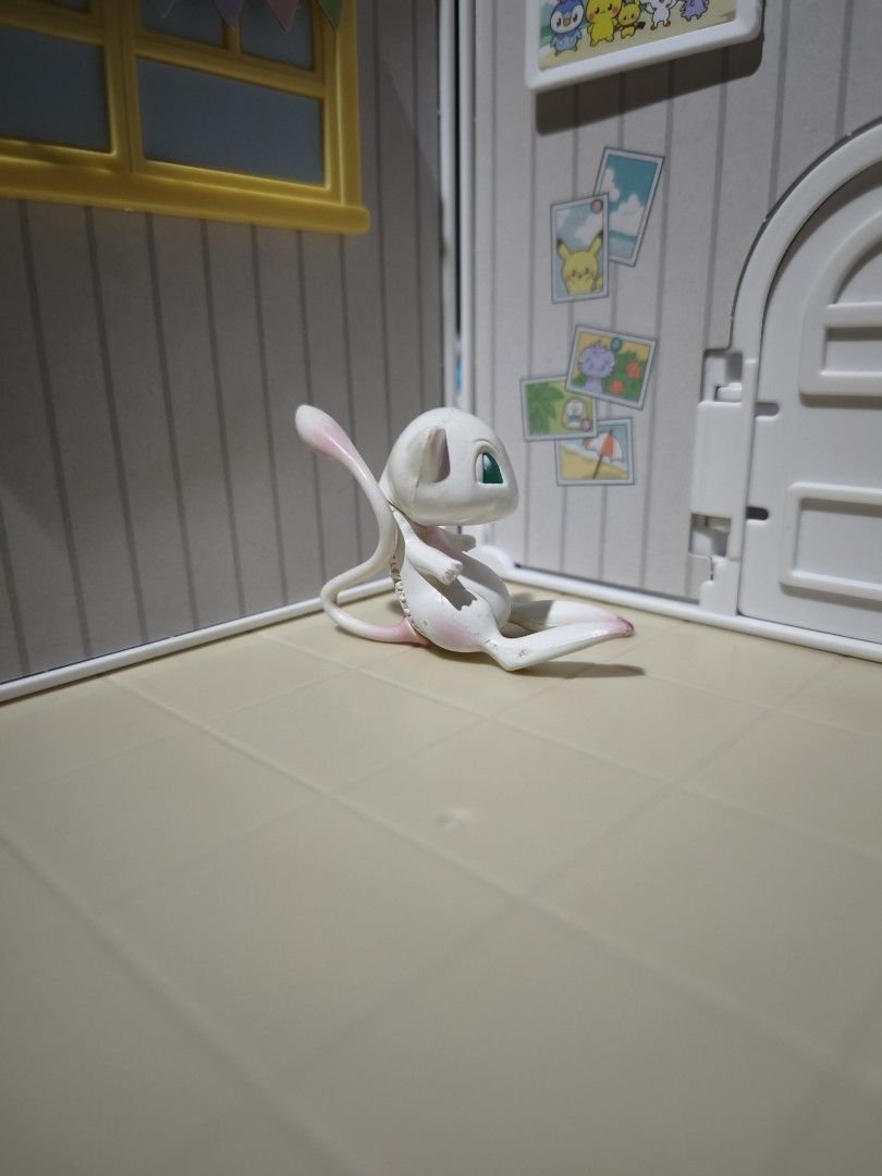 TOMY Pokemon Figure - Mew (1st release) (Category: Action & Battle Toys) located in Taguig. Submitted by lilrootshop (Listing ID 1468790634, Image 3). Description: ***Crossposted*** Price: 200 AUTHENTIC Pass sa lowballers! First to pay basis. No COD. For item reservation, a down payment of 50% or 100 pesos (whichever is less) is required. Down payment is non-refundable. One month reservation only. Location: Taguig (near BGC) MOP: GCash / Maya / G
