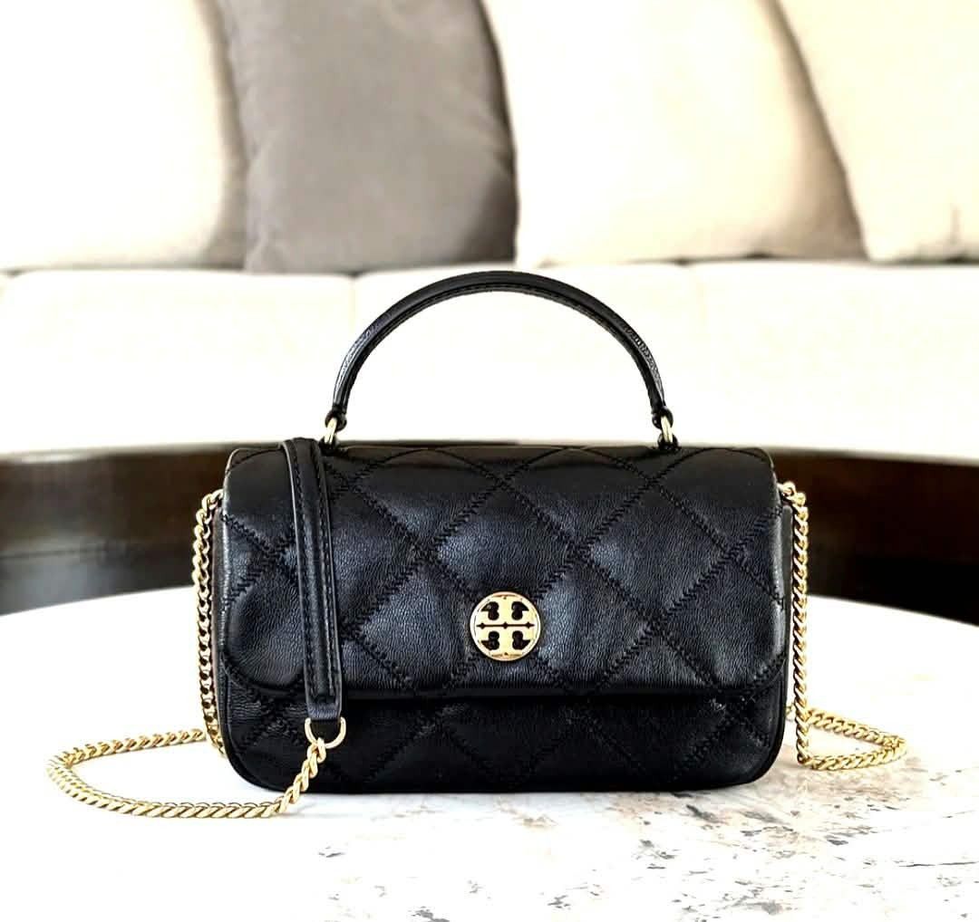 TORY BURCH WILLA top handle (Category: Cross-body Bags) located in Las Pinas. Submitted by mckprelovedbrandnew (Listing ID 1468899285, Image 1). Description: - brand new with tag - bought in US.