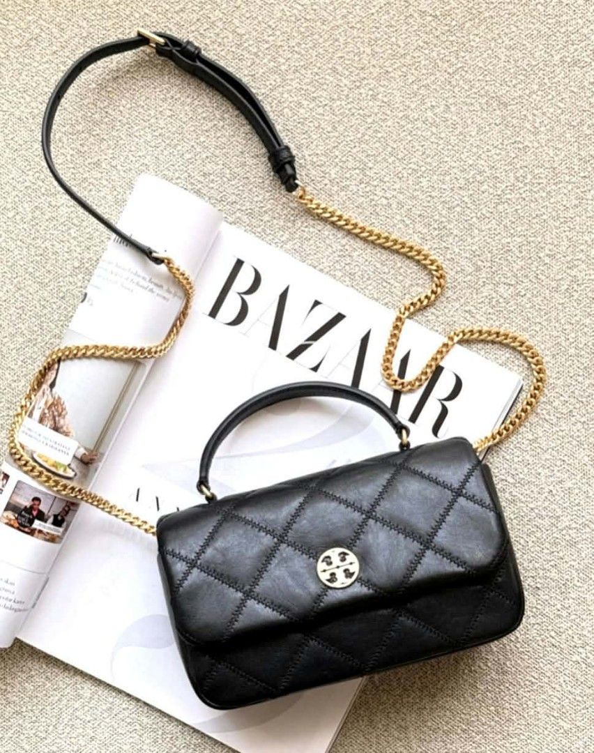 TORY BURCH WILLA top handle (Category: Cross-body Bags) located in Las Pinas. Submitted by mckprelovedbrandnew (Listing ID 1468899285, Image 3). Description: - brand new with tag - bought in US.