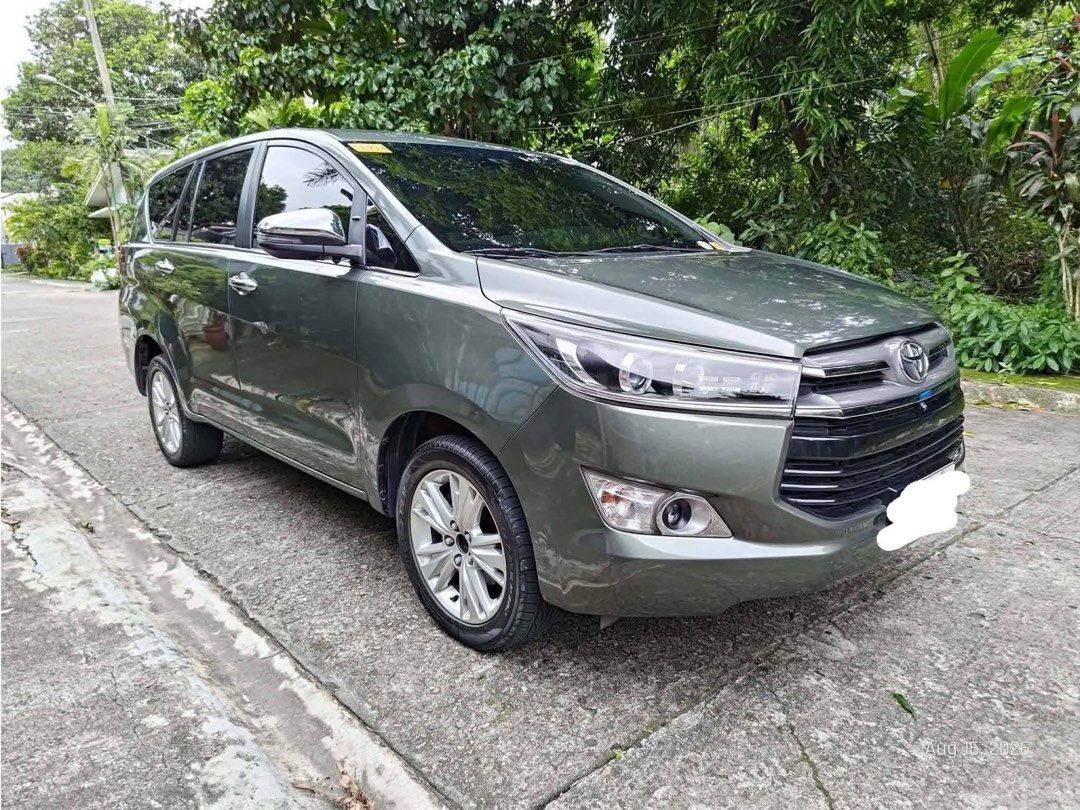 Toyota Innova (Category: Used Cars) located in Quezon City. Submitted by aliyah.mp4 (Listing ID 1468895615, Image 3). Description: Toyota Innova V 2.8 diesel A/T 2018 model 54k mileage First owner Installed : Navi Android (with 360 camera) Projector Fog lights dual color New Amaron battery (July 2026) 900k negotiable.