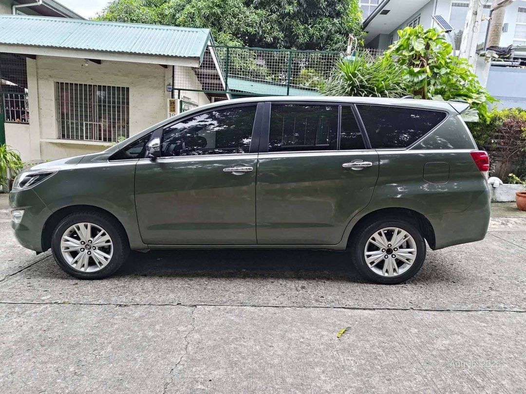 Toyota Innova (Category: Used Cars) located in Quezon City. Submitted by aliyah.mp4 (Listing ID 1468895615, Image 1). Description: Toyota Innova V 2.8 diesel A/T 2018 model 54k mileage First owner Installed : Navi Android (with 360 camera) Projector Fog lights dual color New Amaron battery (July 2026) 900k negotiable.