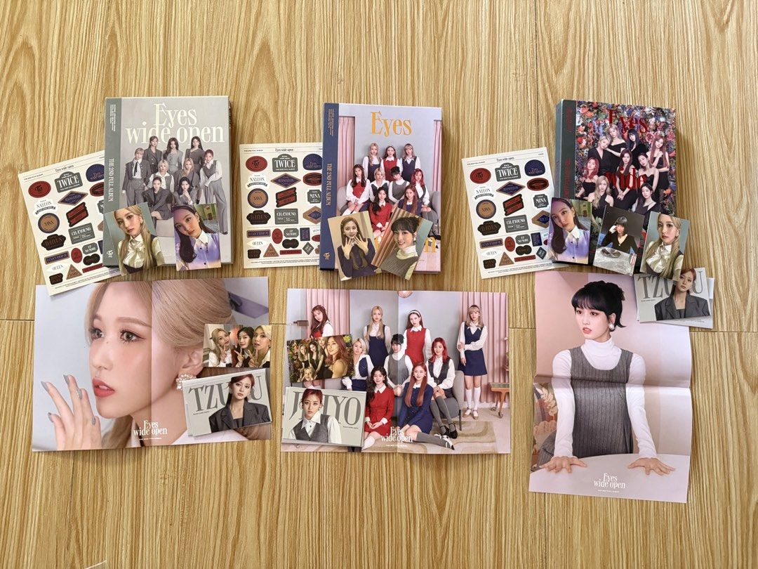 TWICE MERCH (Category: K-Wave Merchandise) located in General Santos City (Dadiangas). Submitted by chickenjoycee (Listing ID 1468767364, Image 3). Description: Decluttering my friend’s TWICE collection! 🫶🏻 ✨ ALBUMS 📀 MORE & MORE (9th Mini Album) • ₱300 each (see photo for inclusions) 📀 Feel Special (8th Mini Album) • P 300 each (see photo for inclusions) 📀 Eyes Wide Open (2nd Full Album) • P300 each (see photo for inclusions) 📀 TWICEcoaste