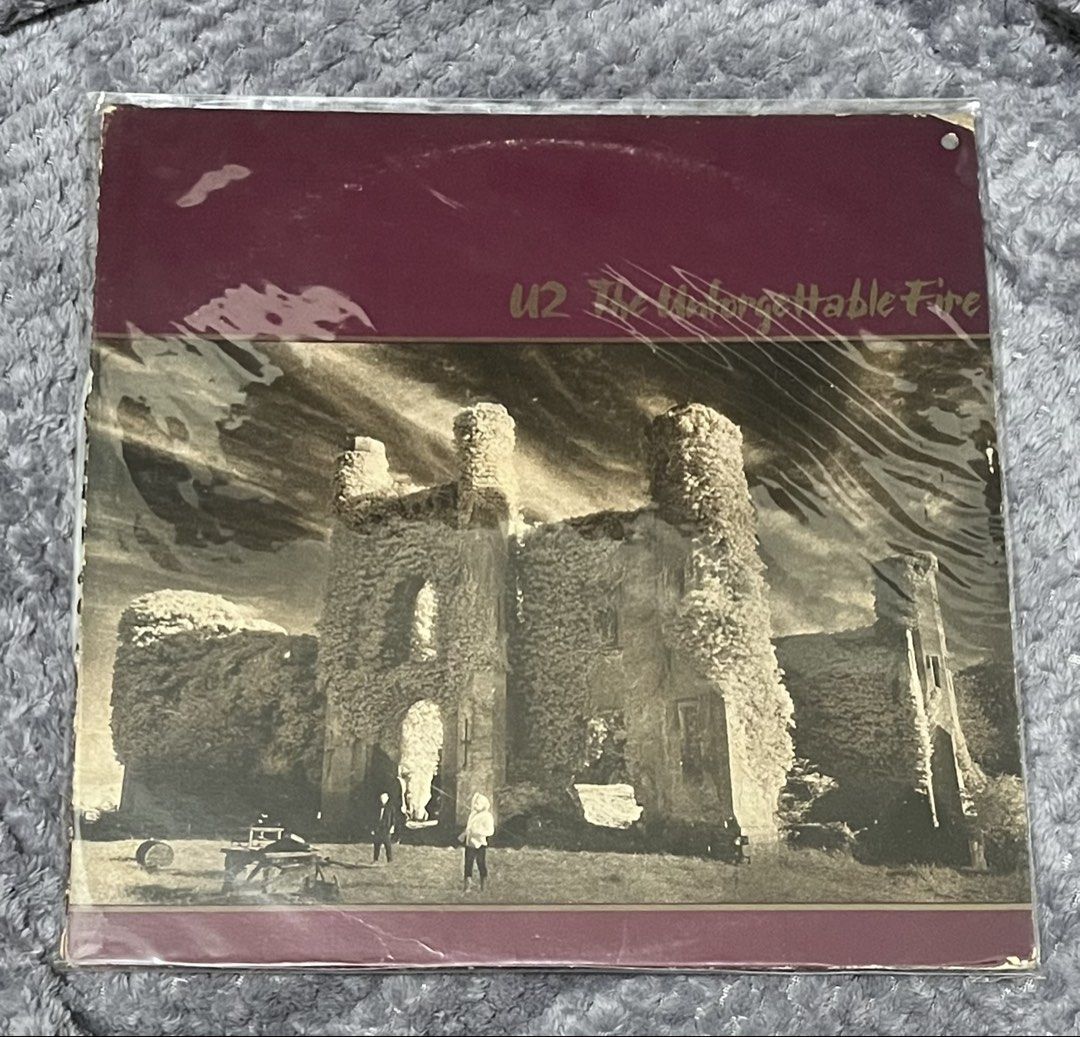 U2 - The Unforgettable Fire Vinyl LP Record (Category: Vinyls) located in Pasig City. Submitted by coolbreeze872 (Listing ID 1468716686, Image 1). Description: - Artist/Album: U2 - The Unforgettable Fire - Cover Art: Iconic castle cover in rich brown and sepia tones .