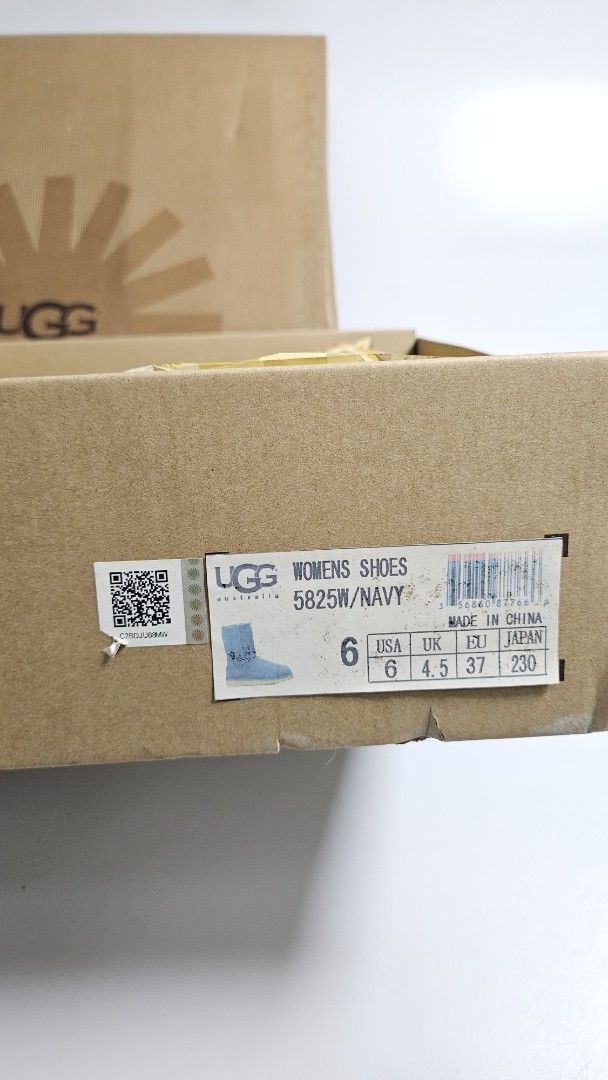 UGG Classic Short Boots Navy Size 6 (Category: Boots) located in Alfonso. Submitted by jbcamet (Listing ID 1468884939, Image 3). Description: - Brand: UGG Classic Short Boots - Color: Navy Blue Suede - Size: Women's US 6 / EU 37 / UK 4.5 - Interior: Soft fleece lining for ultimate warmth - Condition: Brand new, never worn - Inclusion: Comes with original box and packaging papers.